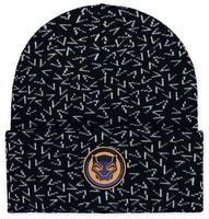 Black Panther - Wakanda Forever - Patch - Beanie - Mannen - zwart