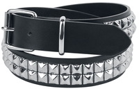 Black Premium by EMP - Black Two-Row Studded Belt - Riem - Unisex - zwart