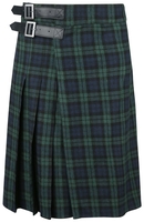 Black Premium by EMP - Blau/grüner Kilt mit seitlichen Schnallen - Medium-lengte rok - Mannen - blauw groen