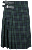Black Premium by EMP - Blau/grüner Kilt mit seitlichen Schnallen - Medium-lengte rok - Mannen - blauw groen