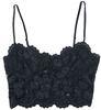 Black Premium by EMP - Bustier aus schwarzer floraler Spitze - Bustier - Vrouwen - zwart