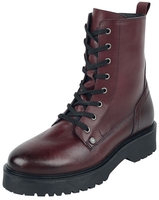 Black Premium by EMP - Dunkelrote Schnürboots - Laars - Vrouwen - donkerrood