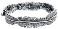 Black Premium by EMP - Feathers - Armband - Vrouwen - zilverkleurig