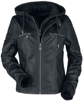 Black Premium by EMP - Road Tripping - Kunstlederen jas - Vrouwen - zwart