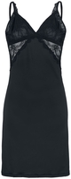 Black Premium by EMP - Schwarzes Nachthemd mit Spitze - Nachtshirt - Vrouwen - zwart