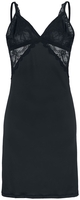 Black Premium by EMP - Schwarzes Nachthemd mit Spitze - Nachtshirt - Vrouwen - zwart