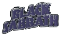 Black Sabbath - Purple Wavy Logo - Speld - Unisex - lila