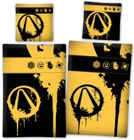 Borderlands - Borderlands Logo - Beddengoed - Unisex - geel zwart