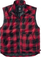 Brandit - Houthakkers bodywarmer - Vest - Mannen - zwart rood