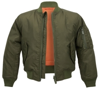 Brandit - Kids MA1 Jacket - Jas - Unisex - olijf