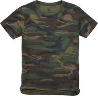 Brandit - Kids T-Shirt - T-shirt - Unisex - woodland