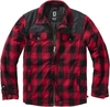 Brandit - New Lumberjacket Black Edition - Tussenseizoensjas - Mannen - zwart rood
