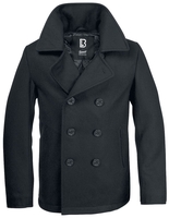 Brandit - Pea Coat - Uniformjas - Mannen - zwart