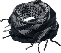 Brandit - Shemag Palestinian Scarf - Sjaal - Unisex - zwart wit