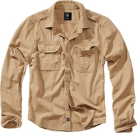 Brandit - Vintage Shirt - Longsleeve - Mannen - camel
