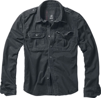 Brandit - Vintage Shirt - Longsleeve - Mannen - zwart