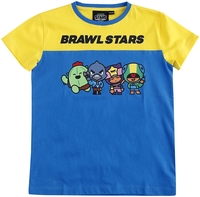 Brawl Stars - Brawl - T-shirt - Mannen - blauw geel