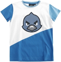 Brawl Stars - Crow - T-shirt - Mannen - blauw wit