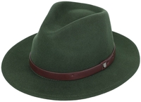 Brixton - Messer Fedora - Hoed - Unisex - groen