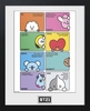 BT21 - Compilatie - Ingelijste Afbeelding - Unisex - meerkleurig