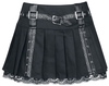 Burleska - Aura Mini Skirt - Korte rok - Vrouwen - zwart