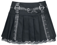 Burleska - Aura Mini Skirt - Korte rok - Vrouwen - zwart