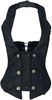 Burleska - Melissa Waist Coat - Onderborstkorset - Vrouwen - zwart