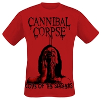 Cannibal Corpse - Code Of Slashers - T-shirt - Mannen - rood