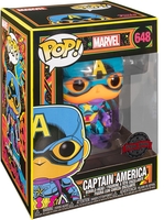 Captain America - Black Light - Captain America Vinyl Figuur 648 - Funko Pop! - Unisex - multicolor