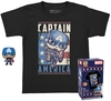 Captain America - Captain America - Pocket Pop! & Tee - Funko Pop! - Mannen - multicolor