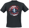Captain America - Civil War - Hex Shield - T-shirt - Mannen - zwart
