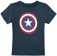Captain America - Kids - Shield - T-shirt - Unisex - navy