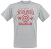 Captain America - Property - T-shirt - Mannen - grijs