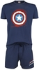 Captain America - Shield - Pyjama - Mannen - navy