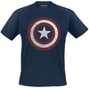 Captain America - Shield Logo - T-shirt - Mannen - navy