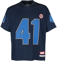 Captain America - Steve Rogers - Jersey - Mannen - blauw
