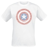 Captain America - Super Soldier - T-shirt - Mannen - wit