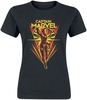 Captain Marvel - Flying - T-shirt - Vrouwen - zwart
