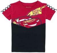 Cars - Lightning McQueen - T-shirt - Unisex - rood zwart