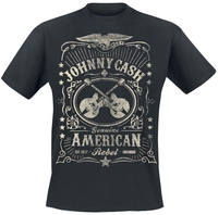 Cash,  Johnny - American Rebel - T-shirt - Mannen - zwart