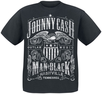 Cash,  Johnny - Outlaw Music - T-shirt - Mannen - zwart