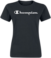 Champion - American Classics Crewneck T-Shirt - T-shirt - Vrouwen - zwart