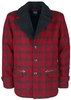 Chet Rock - Korte houthakkersjas - Winterjas - Mannen - rood zwart