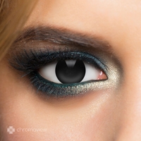 Chromaview - Black Out - Fashion contactlens - Unisex - zwart