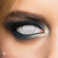 Chromaview - Blind White - Fashion contactlens - Unisex - wit
