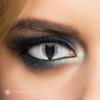 Chromaview - Grey Mist Dragon - Fashion contactlens - Unisex - grijs wit