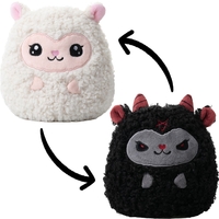 Corimori - Cuddly Sheep - Belle-Bapho (omkeerbaar knuffeldier) - Pluchen figuur - Unisex - wit zwart