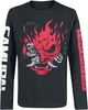 Cyberpunk 2077 - A Cool Metal Fire - Shirt met lange mouwen - Mannen - zwart