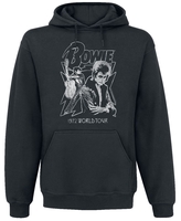 David Bowie - Mono 1972 World Tour - Trui met capuchon - Mannen - zwart