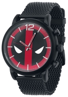 Deadpool - Deadpool Logo - Polshorloges - Mannen - zwart rood wit
